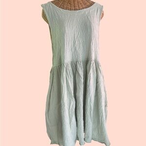 Free People Beach Mint Green Mini Dress L